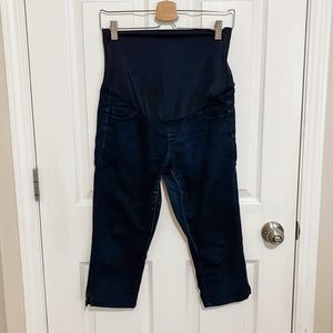 Denim Maternity Capris | Motherhood Maternity | Small